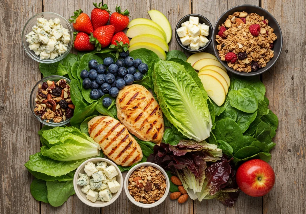 Ingredients for Chick-fil-A Market Salad Copycat