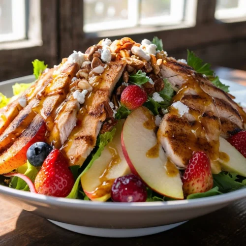 Chick-fil-A Market Salad Copycat served fresh on a plate