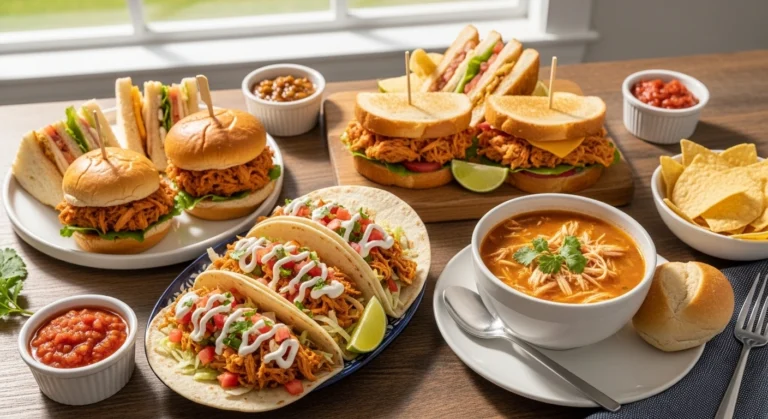 Easy shredded chicken recipes made for busy weeknights